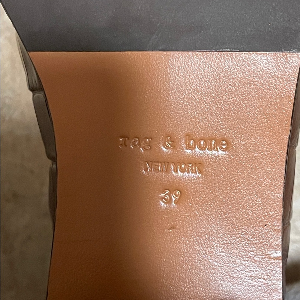 Rag & Bone Hazel Croc Booties - Picture 7 of 7